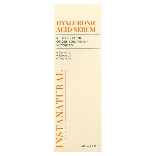 InstaNatural, сыворотка с гиалуроновой кислотой, 60 мл (2 жидк. унции)