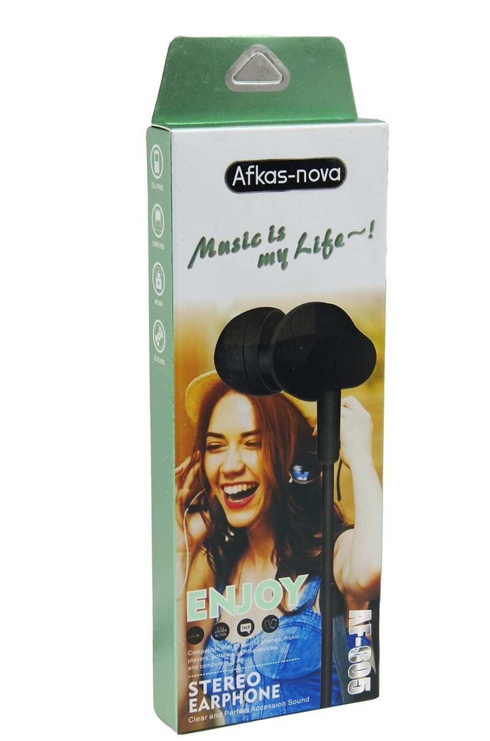 Наушники с микрофоном Afkas-nova AF605 (в ассортименте)