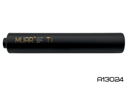 Титановый газоразгруженный ДТКП на AR-15 223 Rem, резьба 1/2"-28 правая, MUAR