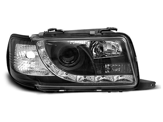 Передние фары DAYLIGHT BLACK для Audi 80 B4