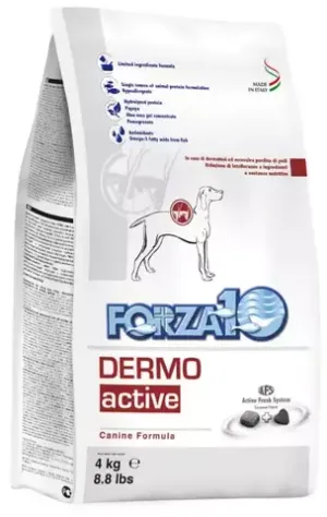 Forza 10 Корм для взрослых собак всех пород с патологиями кожного покрова Dermo Active  c рыбой и картофелем