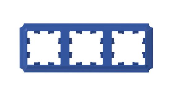 ATLASDESIGN ANTIQUE 3-постовая РАМКА, универсальная, АКВАМАРИН