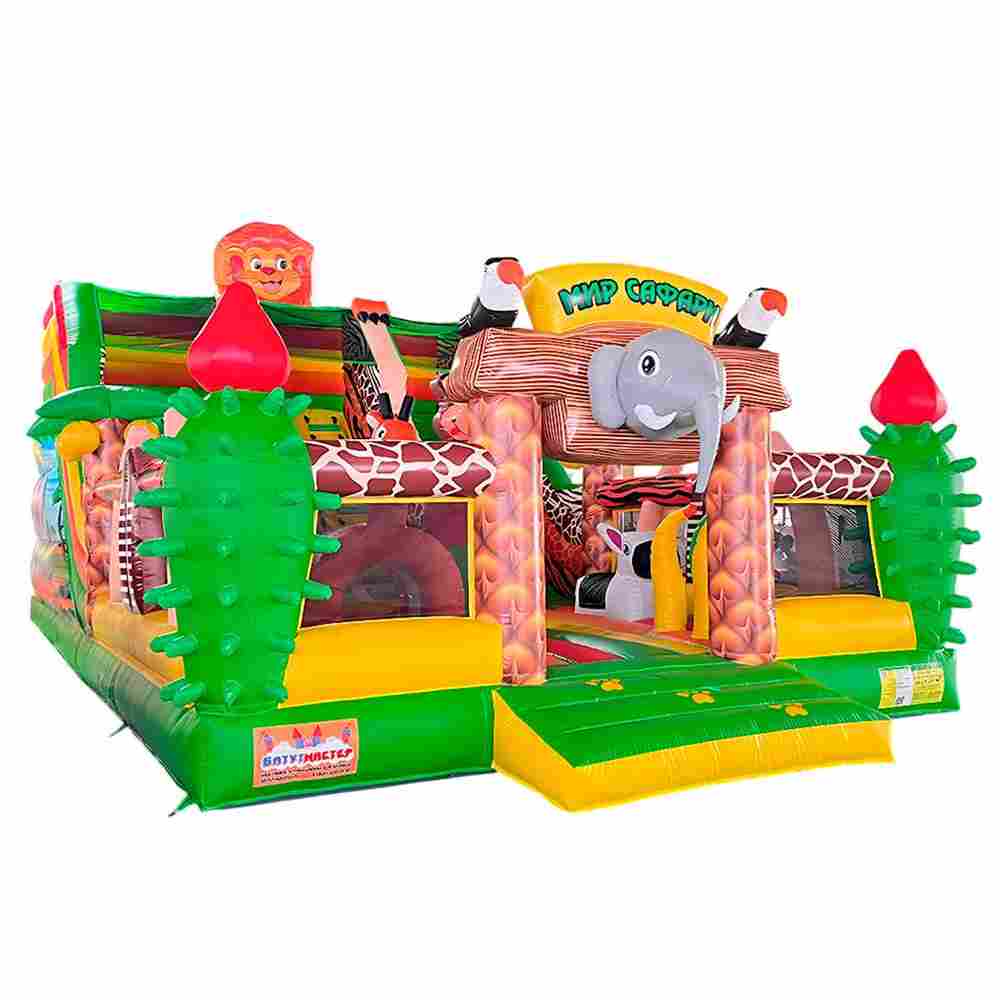 Коммерческий надувной батут «Сафари Ультра 2», 10*6*6 м