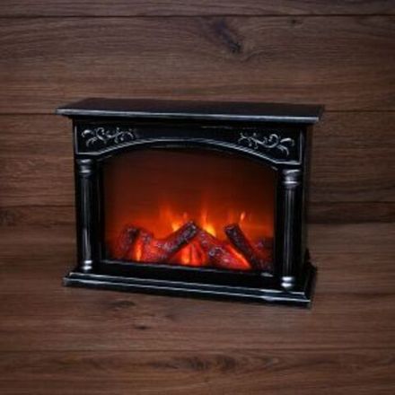 Светодиодный камин "Классика" с эффектом живого огня 33х12х24 см, батарейки 3хС (не в комплекте)  ил