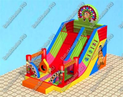 Надувная горка "Индиана" 8*5*6 м