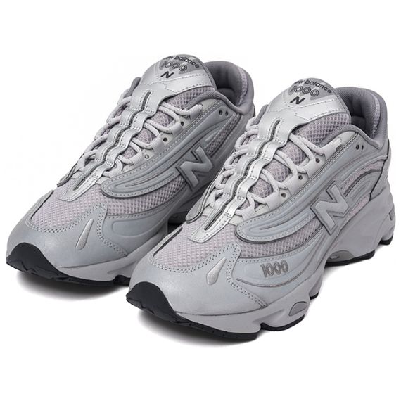 New Balance NB 1000 Беговые кроссовки Низкие Серо-серебристые Мужские