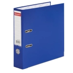 Папка-регистратор, покрытие пластик, 75 мм, ПРОЧНАЯ, с уголком, BRAUBERG, синяя