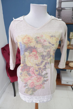 Джемпер Твоё с кружевом 44 размер