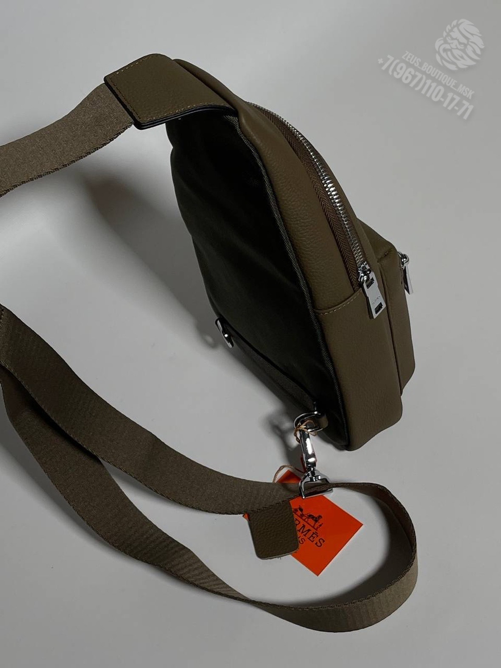 Нагрудная сумка-слинг Hermes
