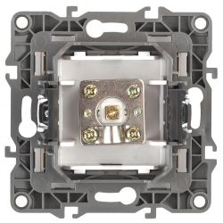 12-3101-12 ЭРА Розетка TV одиночная, IP20, Эра12, графит