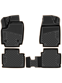 Коврики в салон для LADA (ВАЗ) Niva Legend 2021-, 4шт. (бежевый кант, полиуретан) KANT.ELEM3DAN0456210K.BG