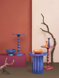 Подсвечник Laminaria, 23 см, сумерки