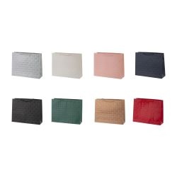 GAEM Пакет подарочный L (бумага 210г/м2, блок 12шт), L41 W12 H32 см, 7в.