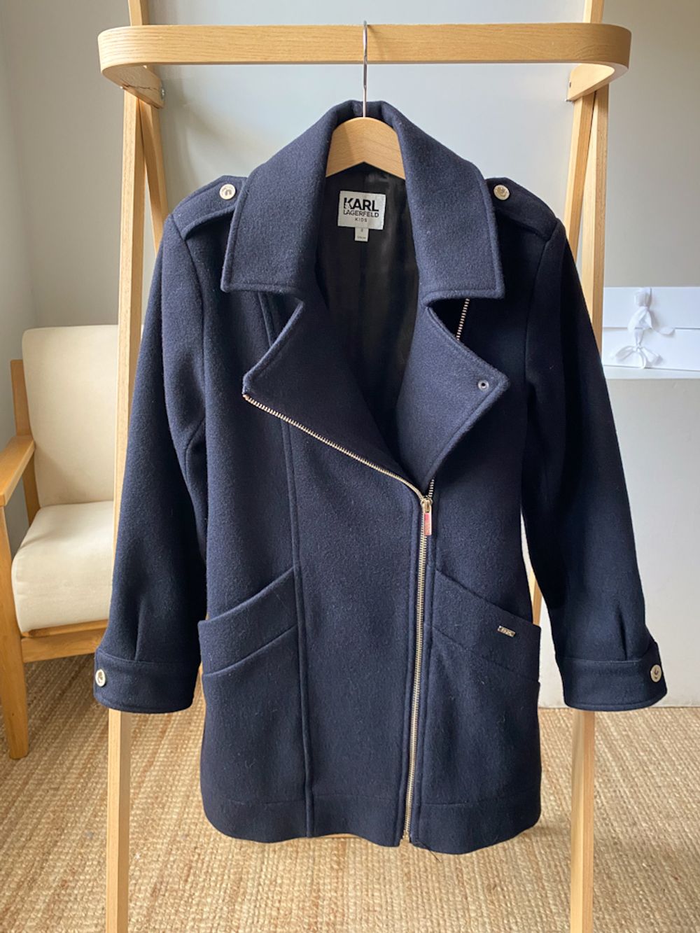 Шерстяное пальто Karl Lagerfeld, 128