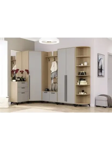 Прихожая с зеркалом Рейн 280х41,1х220