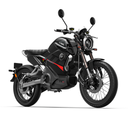Электромотоцикл WHITE SIBERIA SUPER SOCO TC MAX 2024 Черный