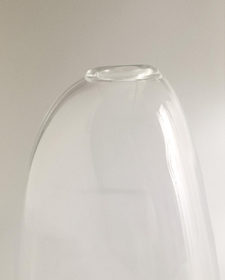 Zara Home Ваза из стекла, цвет прозрачный, 6.2 см