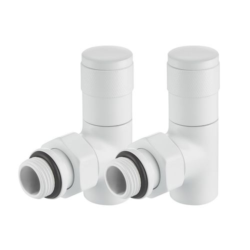 Набор ручной регулировки Royal Thermo Piano (2 шт.) 1/2" угловой, цвет белый (RTE 56.0012)