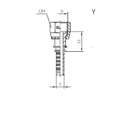 Фитинг DN 38 ORFS (Г) 2