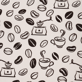 Ткань Габардин 140 г/м² 100% полиэстер шир.150 см  цв.молочный