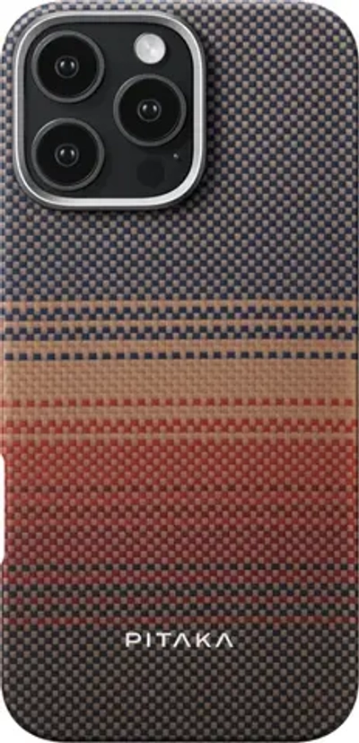 Чехол Pitaka для iPhone 16 Pro Tactive Woven case, Sunset (KI1601SU)