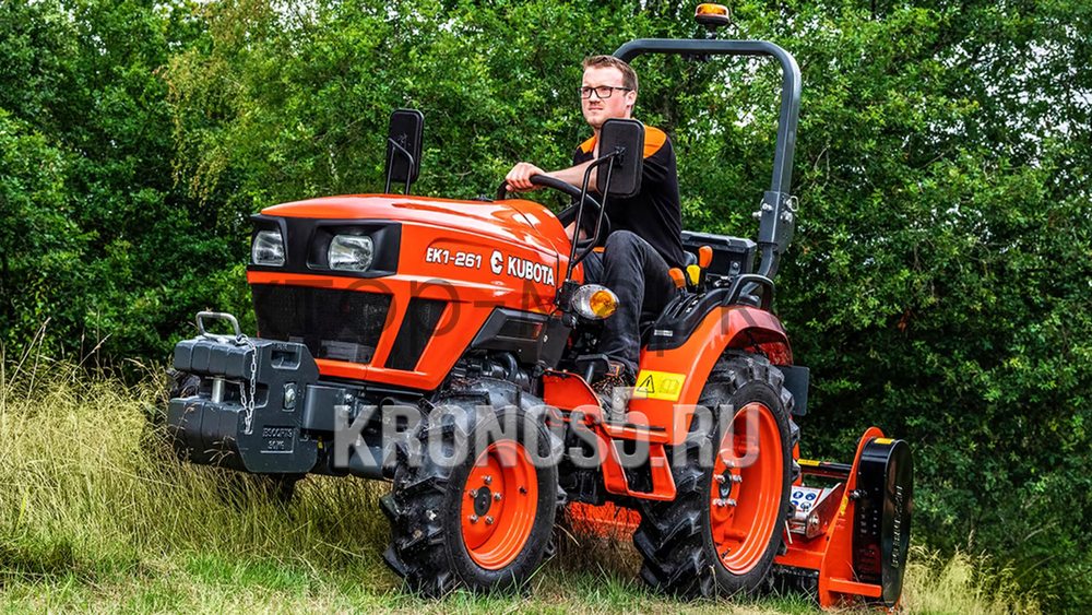 Трактор Kubota | Кубота EK1-261 9+3 (Kubota India) STD agri 6.00-12 / 8.3-20 (с ПСМ)