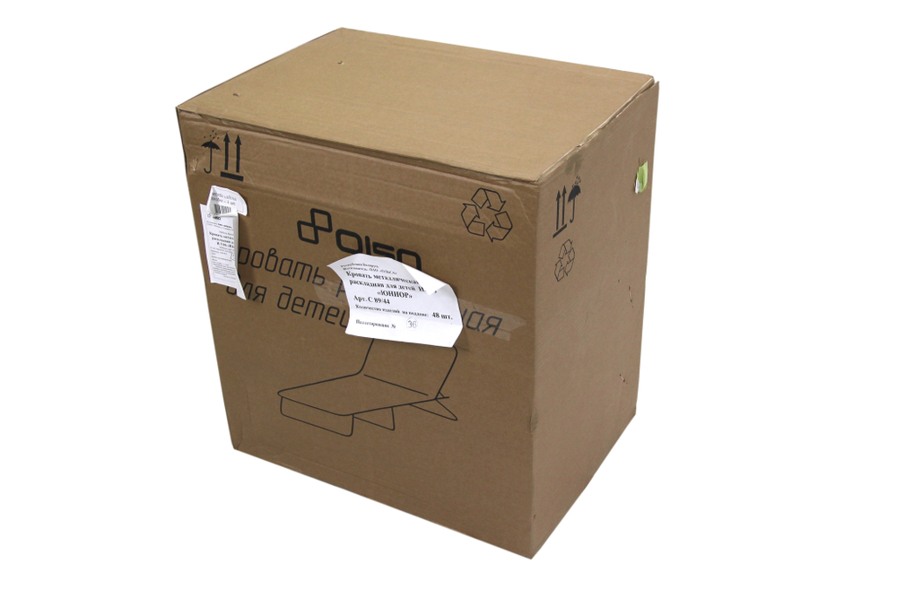 Кровать раскладная Юниор жесткая арт.С89/44г (цвет ткани разноцветный рис.круги (1 шт. в уп., гофрокартон)