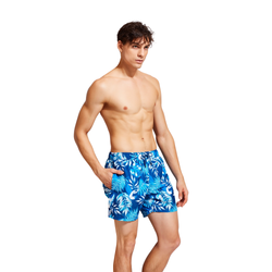 Мужские шорты для плавания голубые с принтом Bora Bora DOREANSE 3810