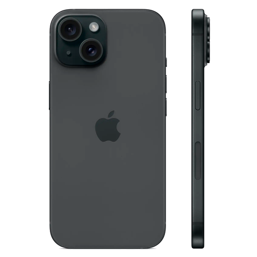 Смартфон Apple iPhone 15 512GB Dual Sim, Black (Черный)