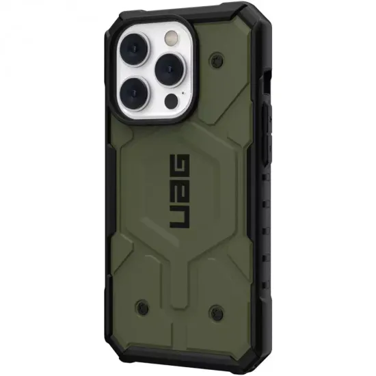 Чехол с поддержкой MAGSAFE Uag Pathfinder для iPhone 14 Pro 6.1", цвет оливковый (Olive)