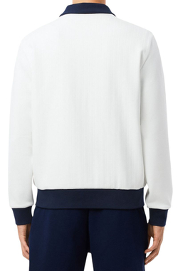 Куртка теннисная Lacoste Tennis Heritage Ultra Dry - white/navy blue