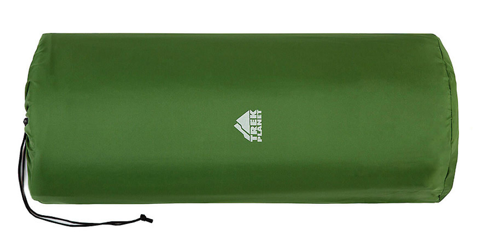 Коврик самонадувающийся Trek Planet Relax 50 Double зелёный [70436]
