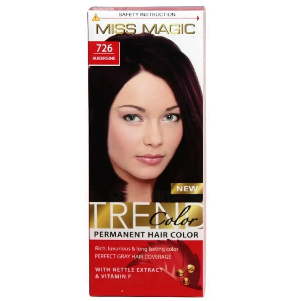 Краска для волос Miss Magic №726 Баклажан 90 гр