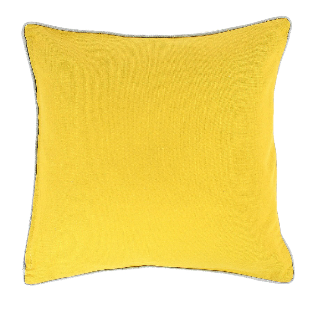 Чехол для подушки с орнаментом Ягоды тайги вышивкой и декоративной окантовкой Russian North 45х45 Tkano