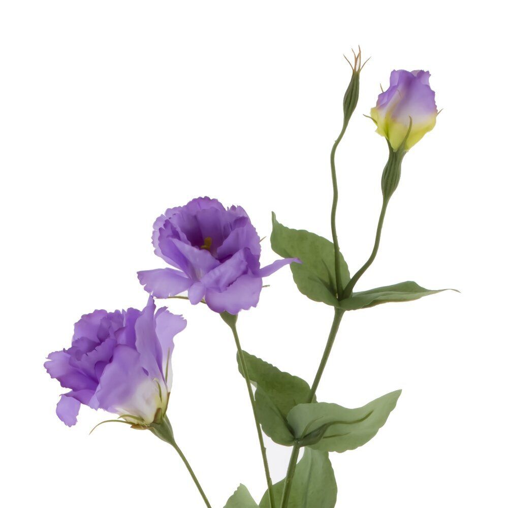 GAEM Цветок искусственный "Эустома", L15 W15 H81 см