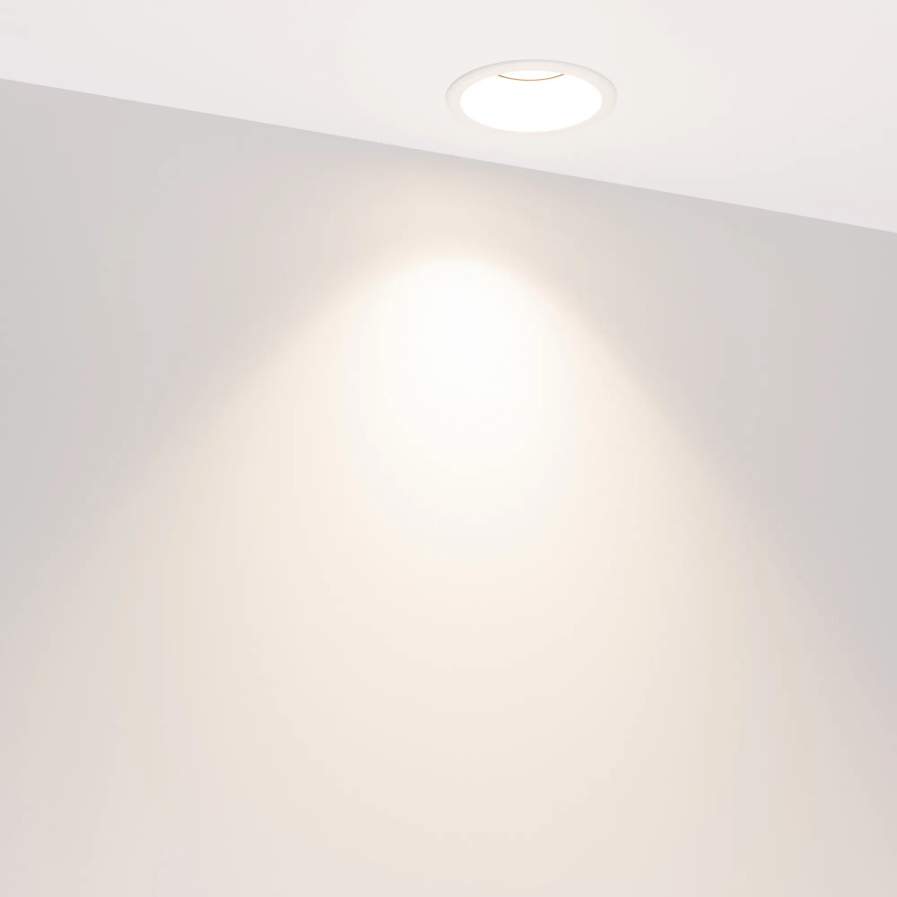 Светильник MS-FLOW-BUILT-R85-12W Day4000 (WH, 55 deg, 230V) (Arlight, IP20 Металл, 5 лет) 060912