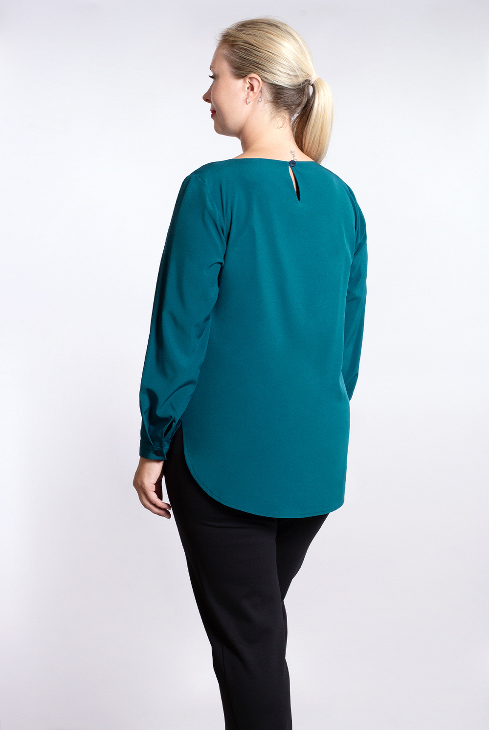 Блузка женская 1567А, морск.волна #86МВ091567А