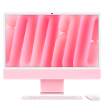 24-inch iMac with Retina 4.5K display: Apple M4 chip with 10‑core CPU and 10‑core GPU, 16GB, 256GB SSD - Pink,Model A3137