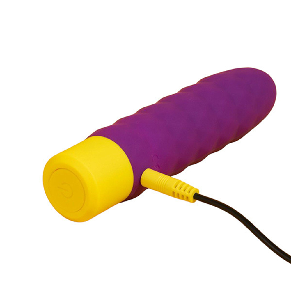 Фиолетовая вибропуля 15см Romp Beat Bullet Vibrator RPBBSG4