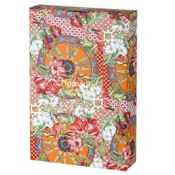 Поднос сервировочный "Secret Garden" 34.5*23.5*1.3см. (фарфор,металл) (подарочная упаковка)