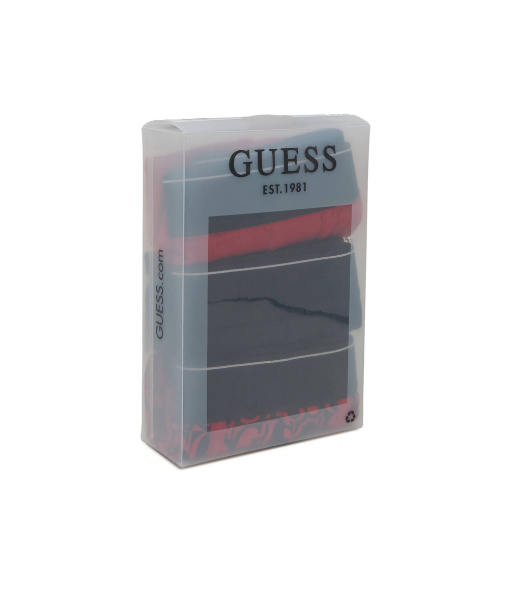 Трусики-боксеры 3шт. Guess Underwear - красный(U3BG25 K6YW0)