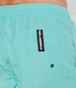 Шорты для плавания karl logo Karl Lagerfeld - голубой(230M2202)