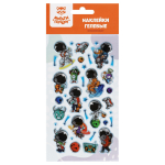 Наклейки гелевые 22*10см "Космонавт" (Мульти-Пульти)