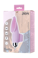 Вибронасадка на палец JOS Twity, вибростимулятор клитора 10,2 см