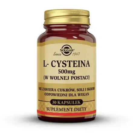 Солгар - L-цистеин 500 мг, 30 капсул