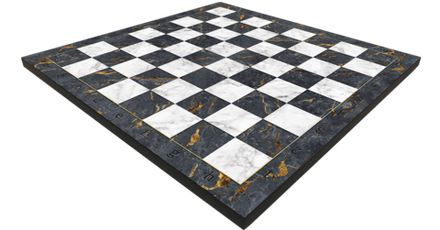 Шахматная доска Серый Мрамор XL, Турция, Yenigun