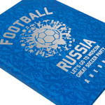 Дневник 5-11 класс 48 л. твердый BRAUBERG фольга с подсказом "Football" (4 штуки в упаковке)