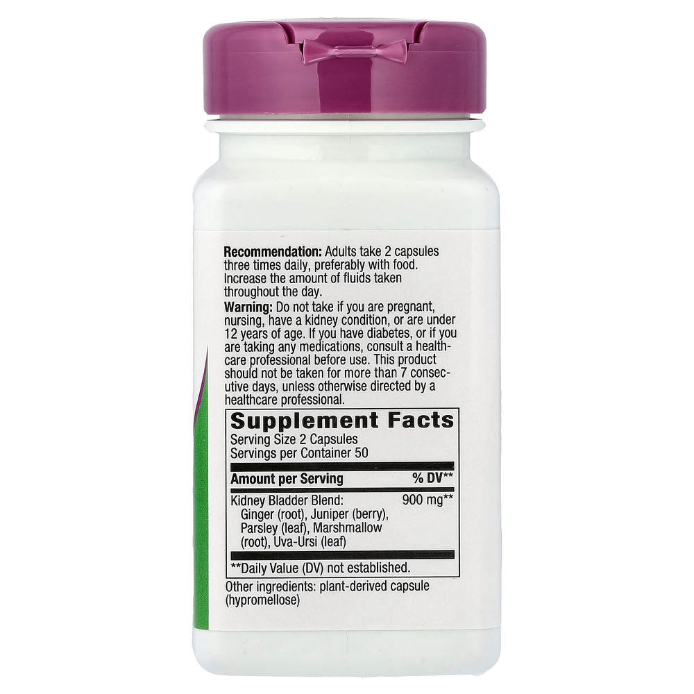 Nature's Way, добавка для почек и мочевого пузыря, 100 веганских капсул
