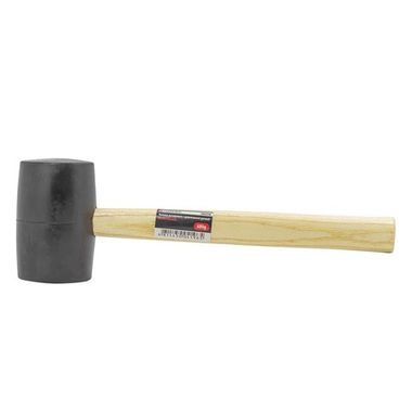 Киянка резиновая с деревянной ручкой (680г, ?65мм) Forsage F-1803240