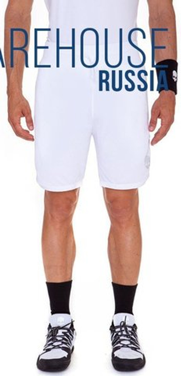 Мужские теннисные шорты Hydrogen Reflex Tech Shorts - белый